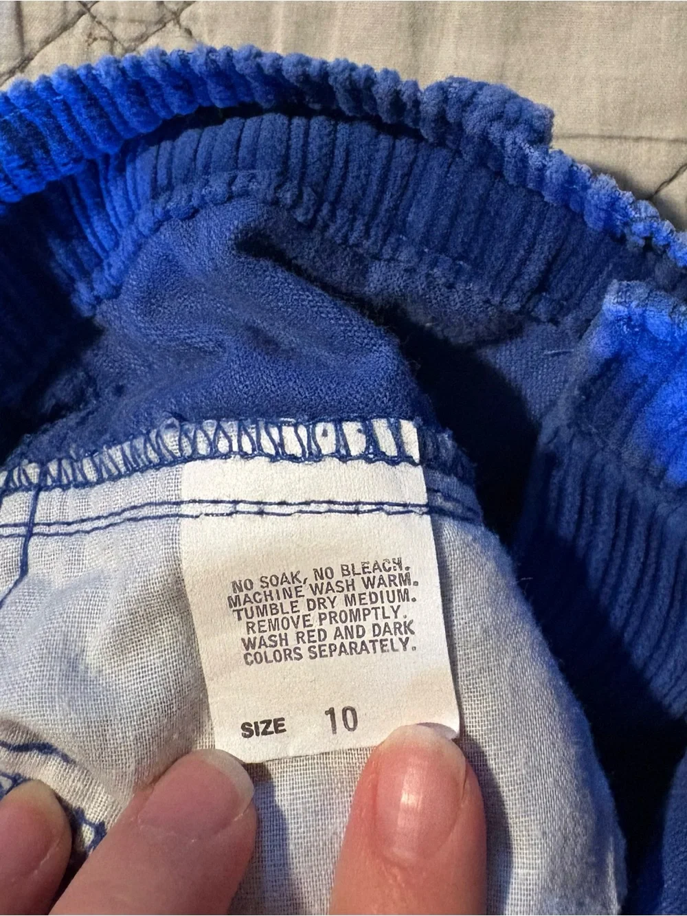 Vintage Kid’s Oshkosh B’gosh Blue Corduroy Skirt